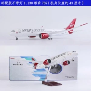 1/130 Virgin Airlines 43CM Boeing 787 Aircraft Model Toy With Wheels - Picture 1 of 3