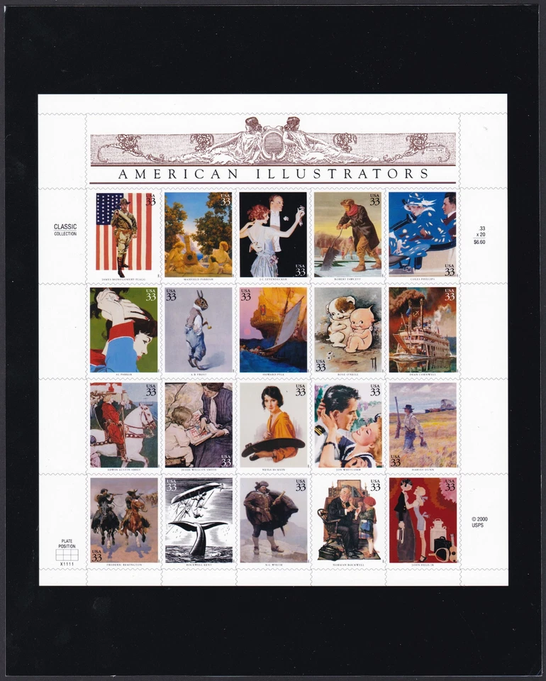 Foto Ensayo a color, ilustradores estadounidenses Sc3502 EE. UU. Foto 1 de 1