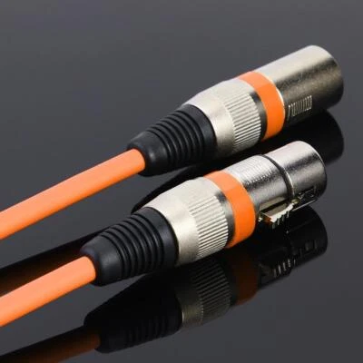1.8m 3Pin XLR Male to Female Audio Cable for Stage Light Mic Mixer Recording - Image 1 of 4