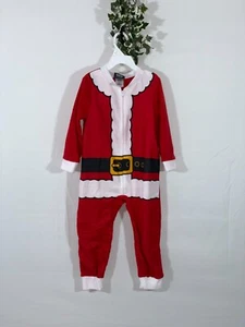Kinder Weihnachtsmann Decke Schläfer Set Anzug und Mütze Größe 4 - Bild 1 von 3