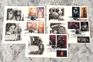 Juego de 5 piezas Artcraft FDC 2007 41c Star Wars Combo Sc# 4143 - Imagen 1 de 7