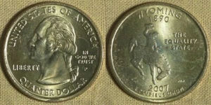 Error: 2007P WY Quarter Cud K6 IREC763 - Picture 1 of 1