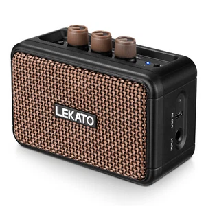Altavoces Amplificador Guitarra LEKATO 5W Inalámbricos Bluetooth Efecto Limpio y Overdrive - Imagen 1 de 12