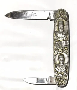 BOER WAR PAUL KRUGER DE WET TRANSVAAL ORANGE FREISY POCKET KNIFE OKAPI GUC - Picture 1 of 6