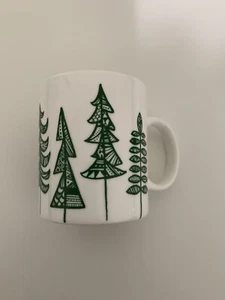 Tazza caffè Starbucks 13 oz 2015 bianco verde albero ceramica - Foto 1 di 9