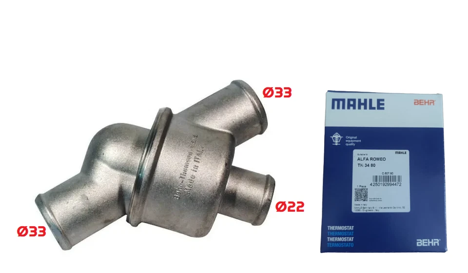 8830331 VALVOLA TERMOSTATICA TERMOSTATO TRATTORE FIAT 650-750-850-805C - Immagine 1 di 1