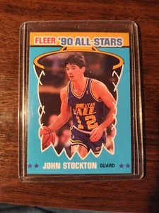 1990 Fleer All Stars John Stockton #9 - Picture 1 of 2