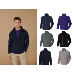 Henbury Microfleece Jacket H850 - Adult Informal Warm Winter Wear - Picture 1 of 12