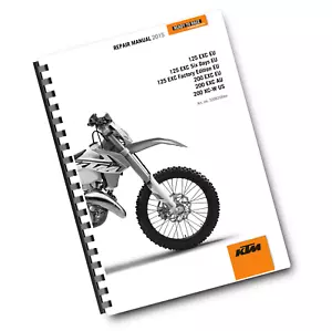 KTM 2015 - 125 200 EXC SIX DAYS FACTORY EDITION - WORKSHOP REPAIR SERVICE MANUAL - Picture 1 of 5