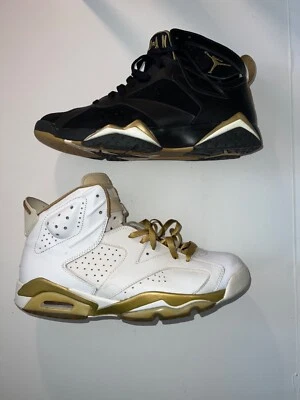 Air Jordan 7/6 Retro Golden Moments Pack talla 12 Usado pero Bueno 100% Auténtico Foto 1 de 4