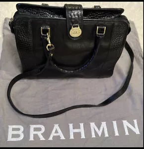 Brahmin Addison 2 Leather purse - Jet Tuscan. Vintage - Picture 1 of 11