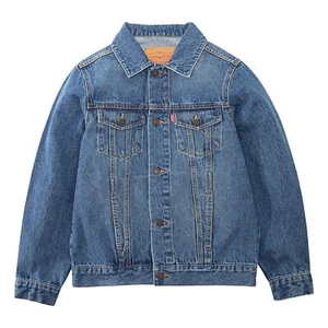 Levis Boys Denim Trucker Jacket Bristol Size M - Picture 1 of 7