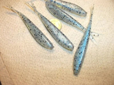 60-3"-краппи бас-panfish-мягкие гольяны-jigs-grubs-bait-lures-split tails-flukes - Изображение 1 из 4