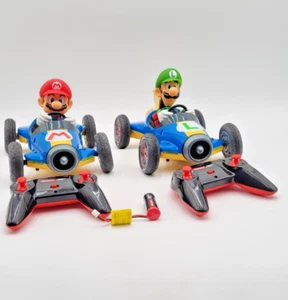 Carrera Mario Kart Mach 8 Mario Luigi RC Rechargeable Cars No Charging Cords - Picture 1 of 13