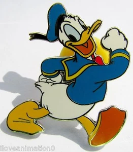 Juego en caja de pines pato Donald de Mickey's Friends de Disney DLRP - Imagen 1 de 2