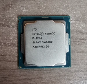 Intel Xeon E-2234 Processor 3.60 GHz 8M Cache 4 cores 8 Threads LGA1151 - Picture 1 of 2