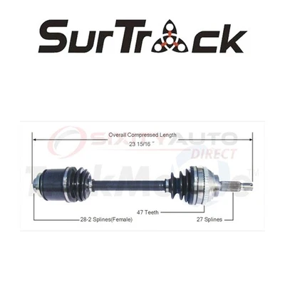 SurTrack CV Axle Shaft for 2002-2005 Hyundai XG350 3.5L V6 - Constant yd Foto 1 de 4
