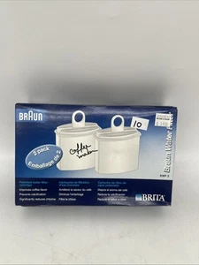 NEW Braun Coffee Machine Water Filter Replacement (KWF2 / KFT16) OEM Brita NOS - Picture 1 of 4