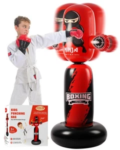 Punching Bag for Kids,63inch Kid Punching Bag,New Upgraded 360°Rotating Infla... - Picture 1 of 7