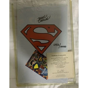 Autographed DC Comics The Adventures Of Superman #500 1993 Jerry Ordwal W/COA - Picture 1 of 7