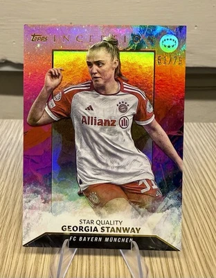 2024 Topps Inception Georgia Stanway Star Quality /75 Bayern Munich - Image 1 of 3