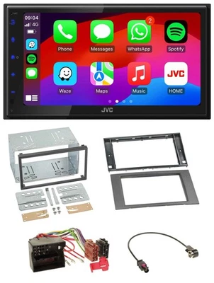 JVC Bluetooth 2DIN MP3 DAB USB Autoradio für Ford Fiesta Focus 04-08 anthrazit - Bild 1 von 4