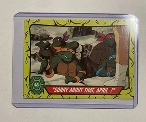 TMNT & April O’Neill - TMNT 1990 Topps - 48 - #A037 - Picture 1 of 2