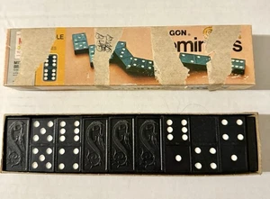 Vintage Milton Bradley 4130 Double Six Dragon Dominoes - Picture 1 of 5