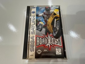 Road Rash (Sega Saturn, 1996) CIB Complete in Box with Manual + Foam EXC!