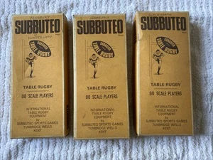 3 boxed sets of Subbuteo Table Rugby 00 Scale Players Huddersfield, Blackheath - Picture 1 of 16