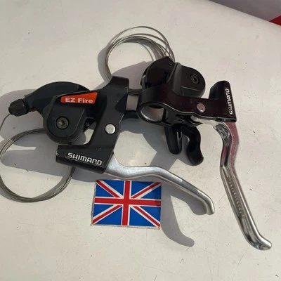 NOS Shimano SB-CT91 Altus Ez Fire Pair 7/3 Speed Gear & Brake Bicycle Shifters - Image 1 of 4