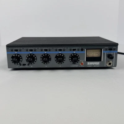 Shure M267 Professional Microphone Mixer Tested Working - Image 1 of 4