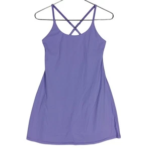 EC Ewedoos Athleisure Dress Size XS Lilac Attached Shorts Adjustable Straps - Picture 1 of 9