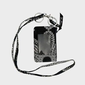 Estuche de identificación con cremallera Vera Bradley y cordón Breakaway en cachemir estelar - Imagen 1 de 7