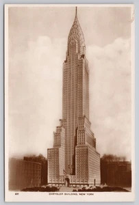 RPPC Chrysler Building New York City c1930 - Picture 1 of 2