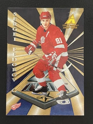 1995 Pinnacle Zenith Z-Team Ice Hockey #9 Sergei Fedorov - Image 1 of 2