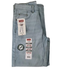 Wrangler Boy’s Lightwash Loose Fit Denim Jeans Size 12 Reg. Adjust fit Waist P25 - Picture 1 of 10