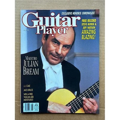JULIAN BREAM GUITAR PLAYER MAGAZINE JUNE 1990 - JULIAN BREAM COVER WITH MORE INS - Image 1 of 2