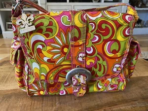 Kalencom Diaper Bag (Only Bag No Accessories) Groovy Retro - Picture 1 of 9