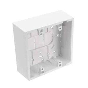 Leviton 2-Gang 1.89 in. Box Depth Surface Mount Back Box, White - Picture 1 of 5