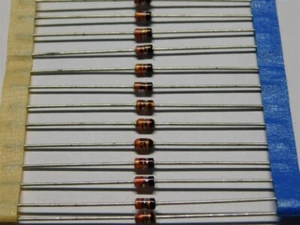 100 Vintage Vestal 1N4001 1A 50V General Purpose Rectifier Diodes Glass DO-41 - Picture 1 of 1