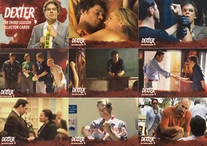 DEXTER TEMPORADA 3 2010 BREYGENT JUEGO COMPLETO DE TARJETAS BASE DE 72 TV - Imagen 1 de 5