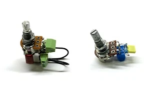 Solderless POT Volume 500K Tone 500K Push Pull  for Guitar by MIHADO - Picture 1 of 4