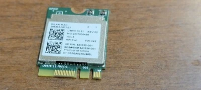 HP PAVILION 15-AY014DX 15-AY SERIES RT 802.11BGN WI-FI WIRELESS CARD 857334-855 - Image 1 of 2