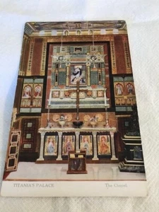 Titanias Palast Die Kapelle Reredos Mosaik Biesen alte Postkarte - Bild 1 von 2