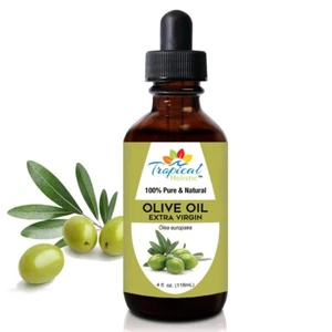 100% Pure Virgin Organic Olive Oil 4oz -Ideal for Face, Hair, Skin & Body - Picture 1 of 6