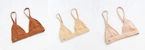 Bralette sin aros Elige tu tono de piel, sujetador triangular jersey de Springsummer - Imagen 1 de 21
