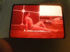 Vintage 1950s Gay Interest Nude Male Art 35MM Slide Midwest Photographer GY6 - Picture 1 of 2