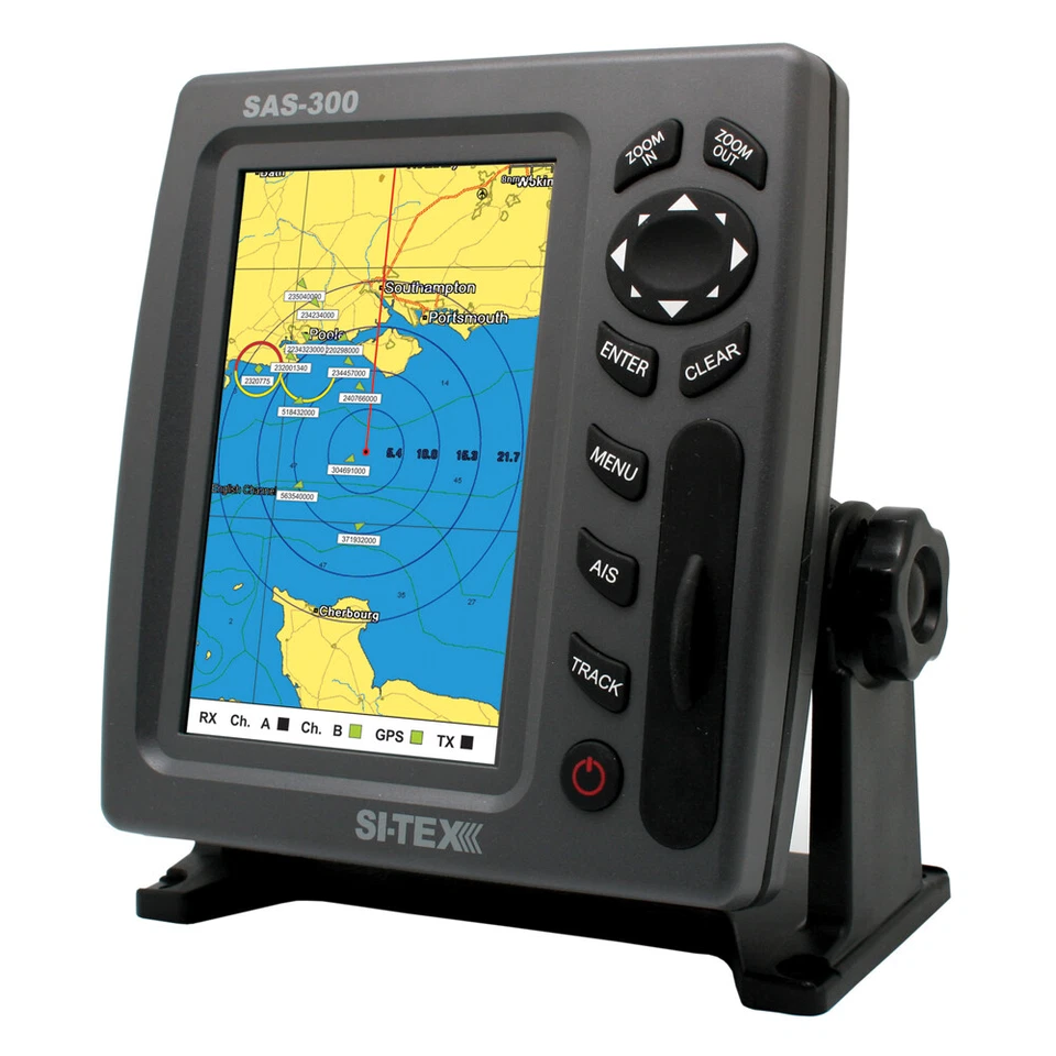 SI-TEX SAS-300 AIS Class B Transceiver - Display Only f/Use w/Existing AIS - Image 1 of 1