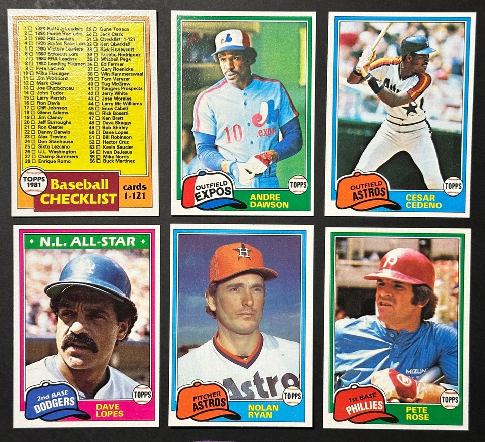 1981 Topps Baseball Fresh Break! Complete Your Set - Pick Your Card from #1-249 - Image 1 of 1